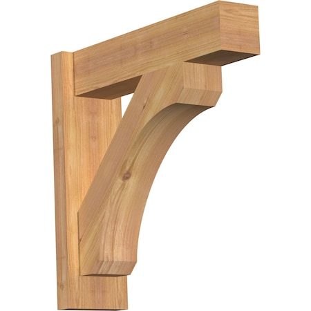 Ekena Millwork Legacy Block Smooth Outlooker, Western Red Cedar, 5 1/2"W x 20"D x 20"H OUT06X20X20LEC05SWR
